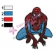 Spiderman Embroidery Design 04